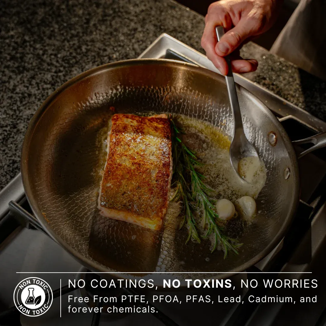 Kaizen pan with salmon