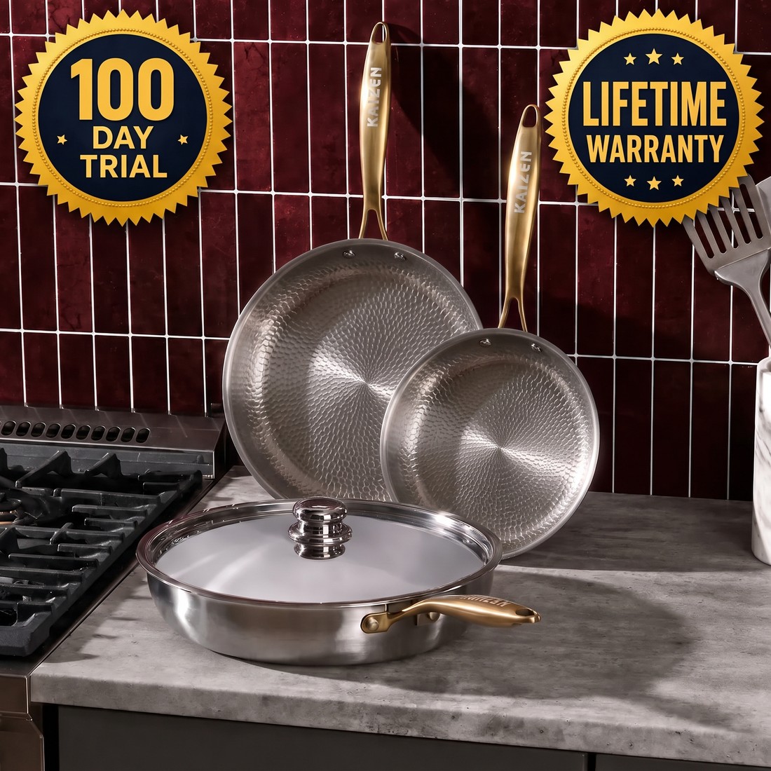 100-Day Risk-Free Trial. Lifetime Warranty. Zero Conditions.